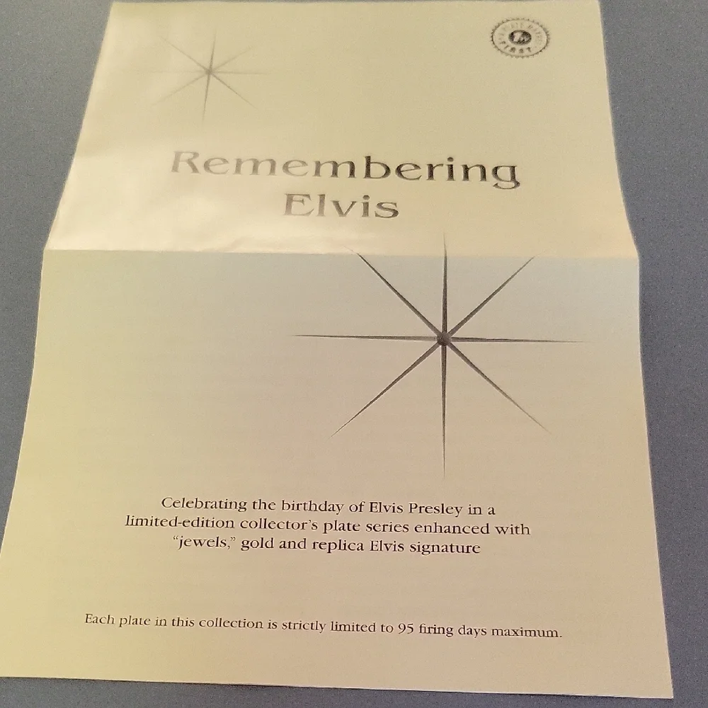 Decorative Plate with Singer Design - Picture 4 of 8